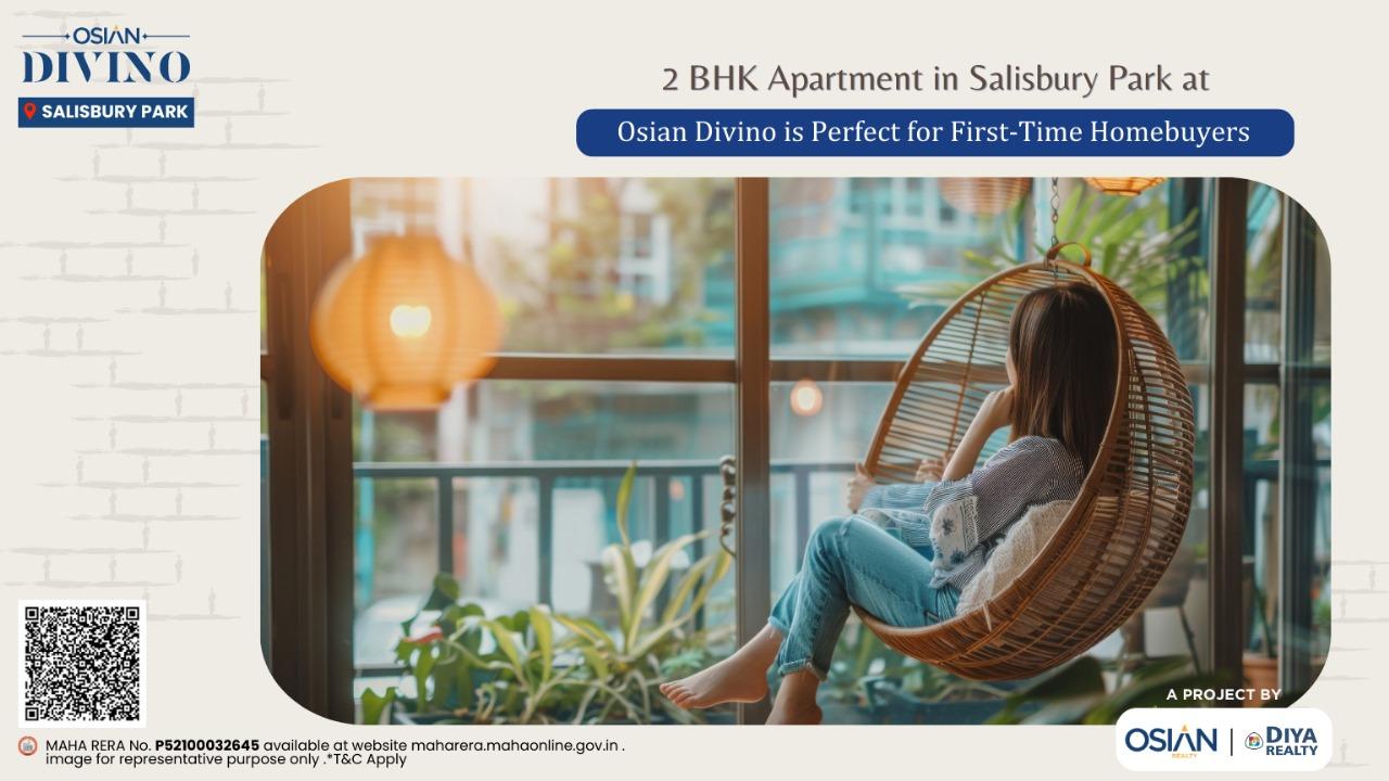 2 BHK Apartment in Salisbury Park at Osian Divino is Perfect for First-Time Homebuyers