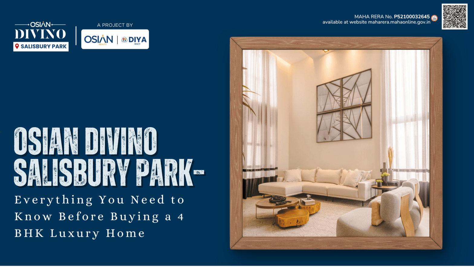 Osian Divino Salisbury Park – 4 BHK Luxury Homes in Pune